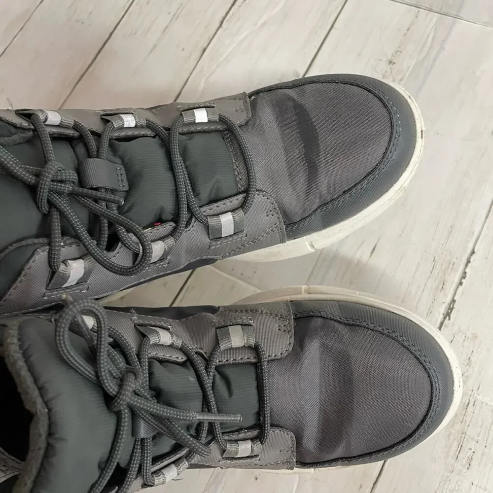 Sorel EXPLORER II CARNIVAL SPORT QUARRY SEA SALT WINTER BOOTS Women Size 8